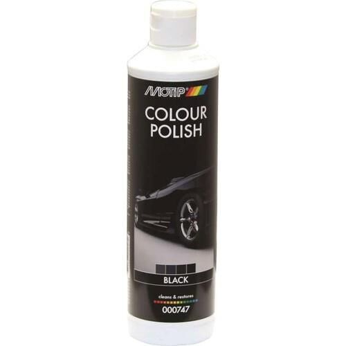 Motip Color Polish Renkli Oto Cila SİYAH 500 ml - 000747