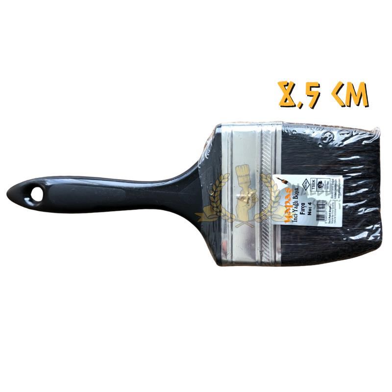 Yapaş İnci Premium Plastik Saplı Yağlı Boya Fırçası No: 4 - 8.5 cm.