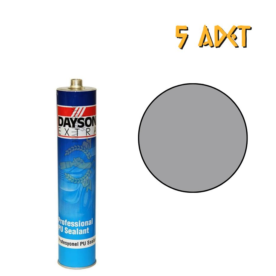 Dayson Extra Poliüretan Mastik Yapıştırıcı GRİ 280 ml. - 5 Adet