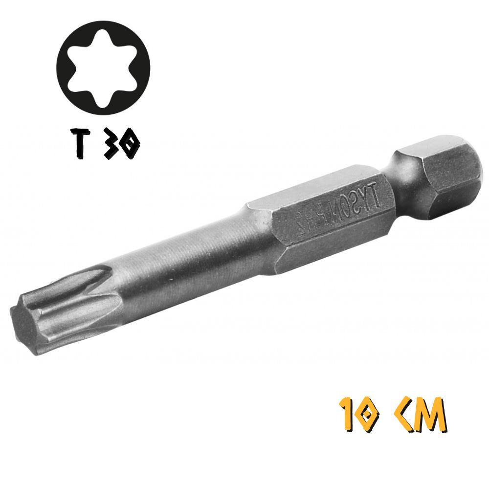 Kupa Tyson Vidalama Ucu Bits Uç - T30 Tork - 10 cm. - 1 Adet