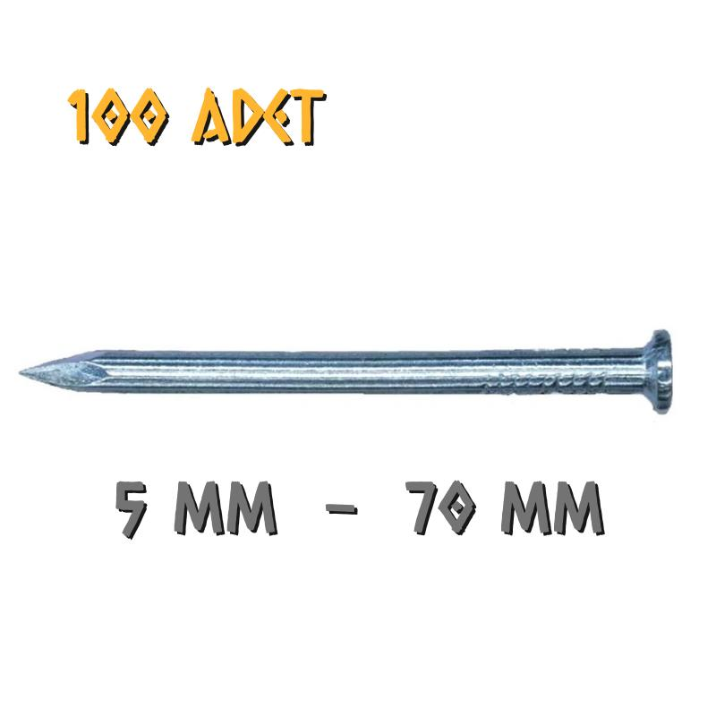 Acero Beyaz Kaplama Çelik Beton Duvar Çivisi 5x70 mm. - 100 Adet