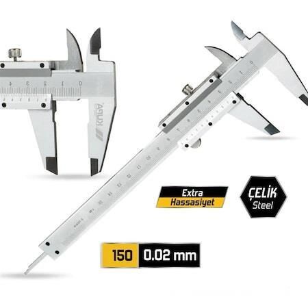 Kupa Çelik Mekanik Kumpas 15 cm. - Hassasiyet 0.02 mm.