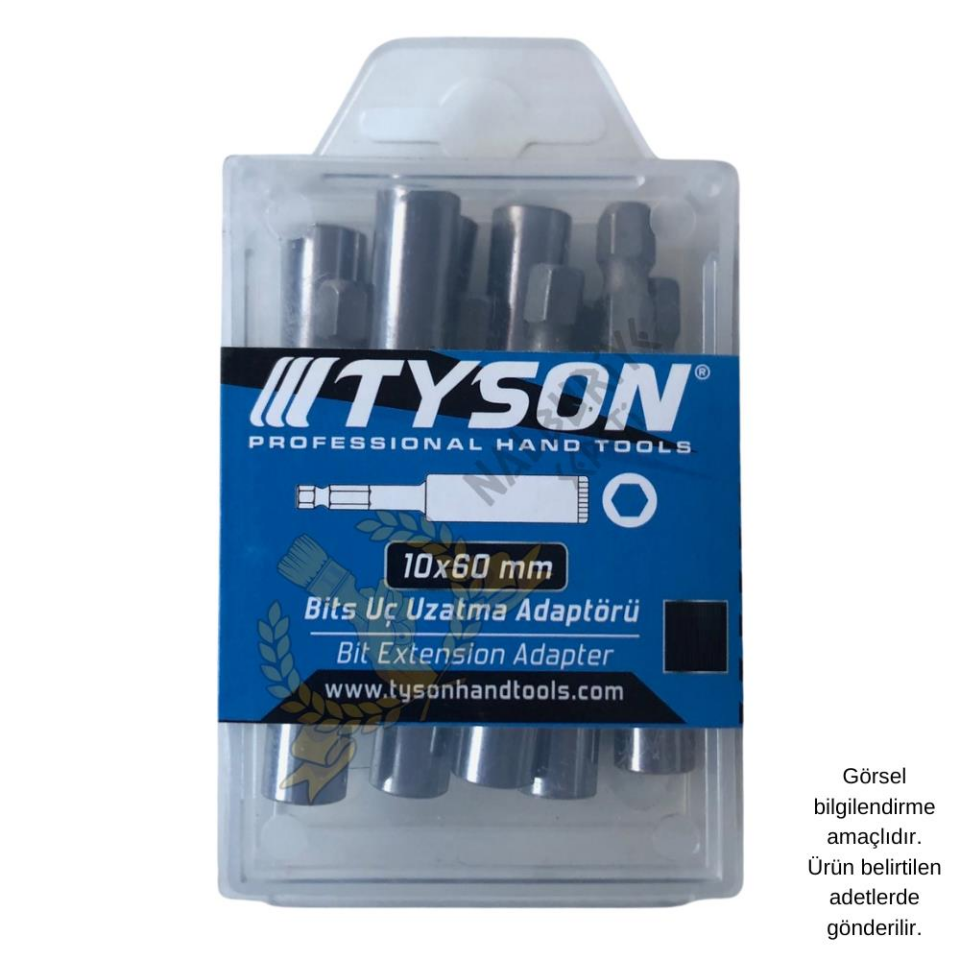 Kupa Tyson Bits Uç Uzatma Adaptörü - 6 cm. - 10 Adet