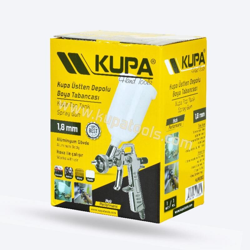 Kupa Boya Tabancası Üstten Depolu