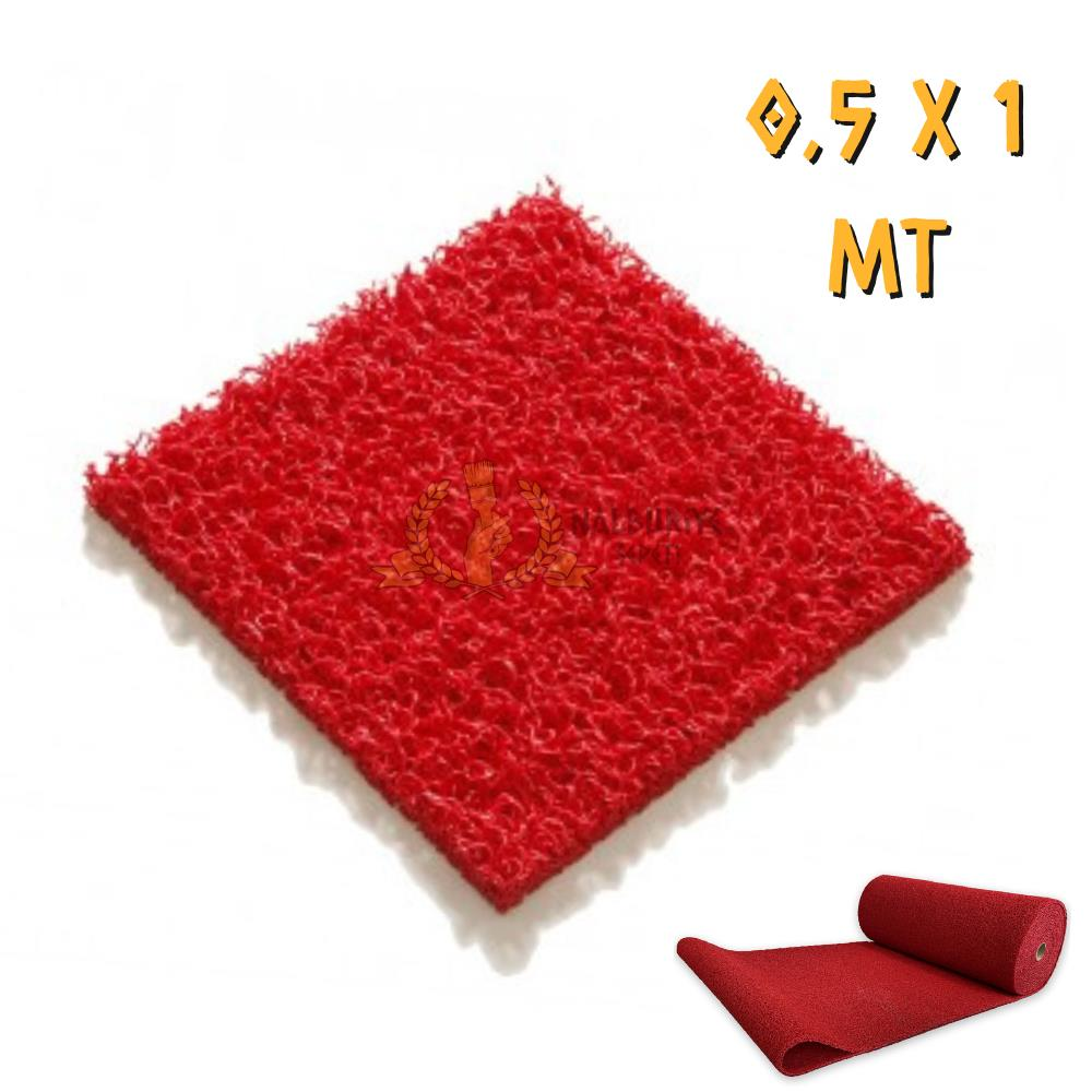 WalkMats Thin Anti-Statik Kıvırcık Paspas Kırmızı - 1 x 0.5 mt.