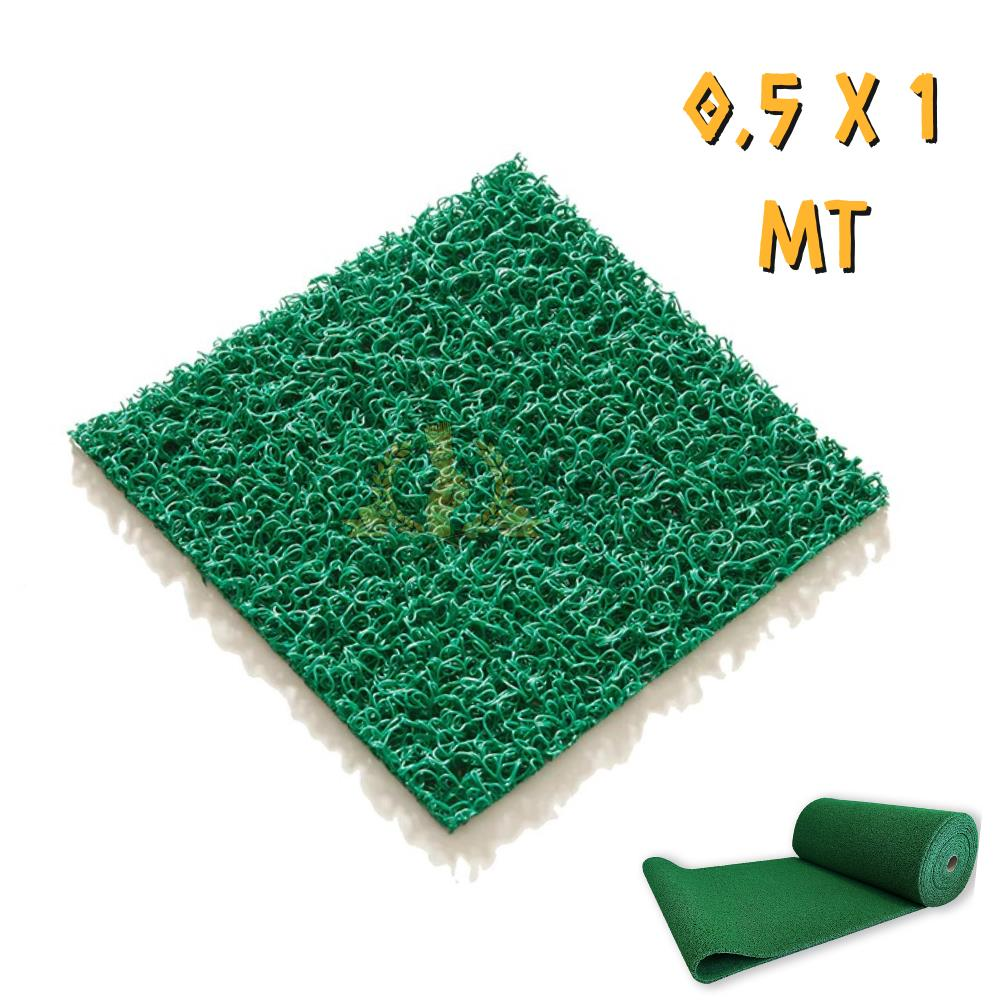 WalkMats Thin Anti-Statik Kıvırcık Paspas Yeşil - 1 x 0.5 mt.