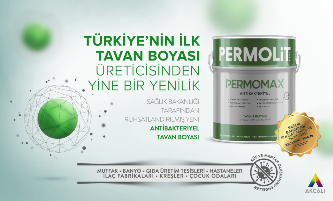 Permomax Antibakteriyel Tavan Boyası Nasıl Yapılır?