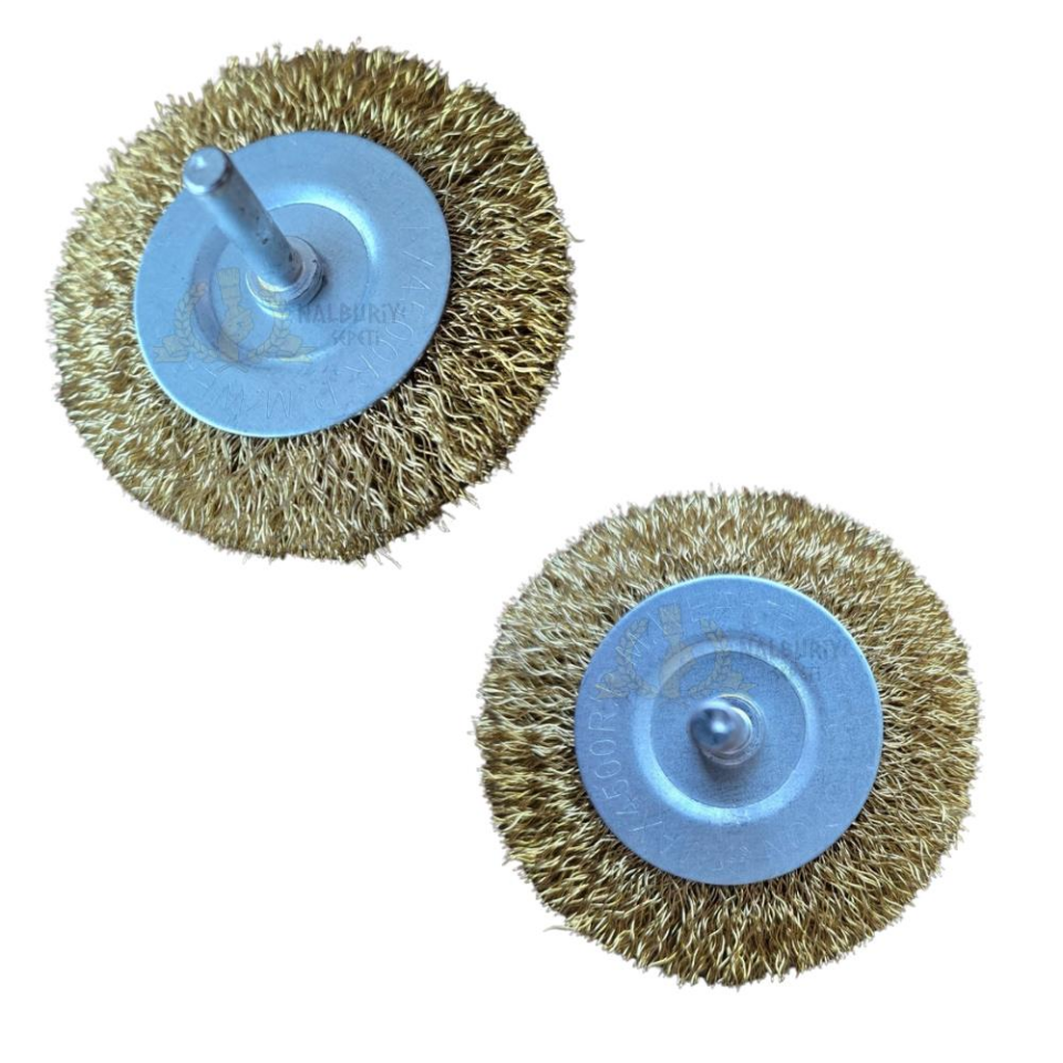 SGS Pimli Çelik Tel Fırça - Saçaklı Dairesel - 75 mm. - 1 Adet