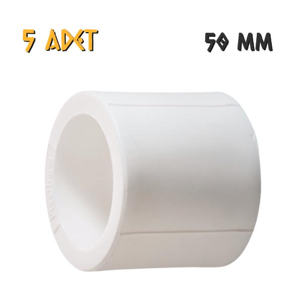 Plastherm PPRC Manşon - 50 mm. - 5 Adet