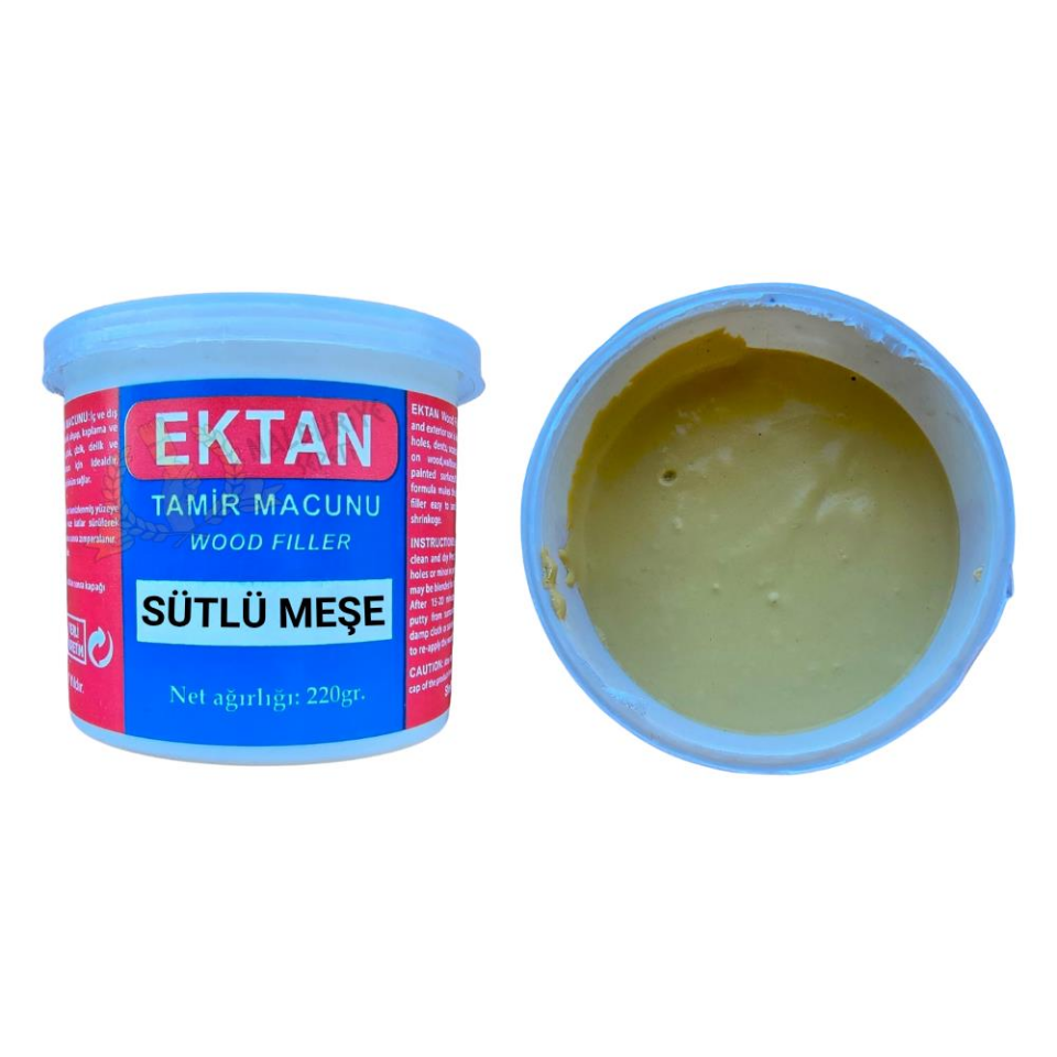 Ektan Masif ve Ahşap Tamir Macunu SÜTLÜ MEŞE 220 gr. - 1 Adet