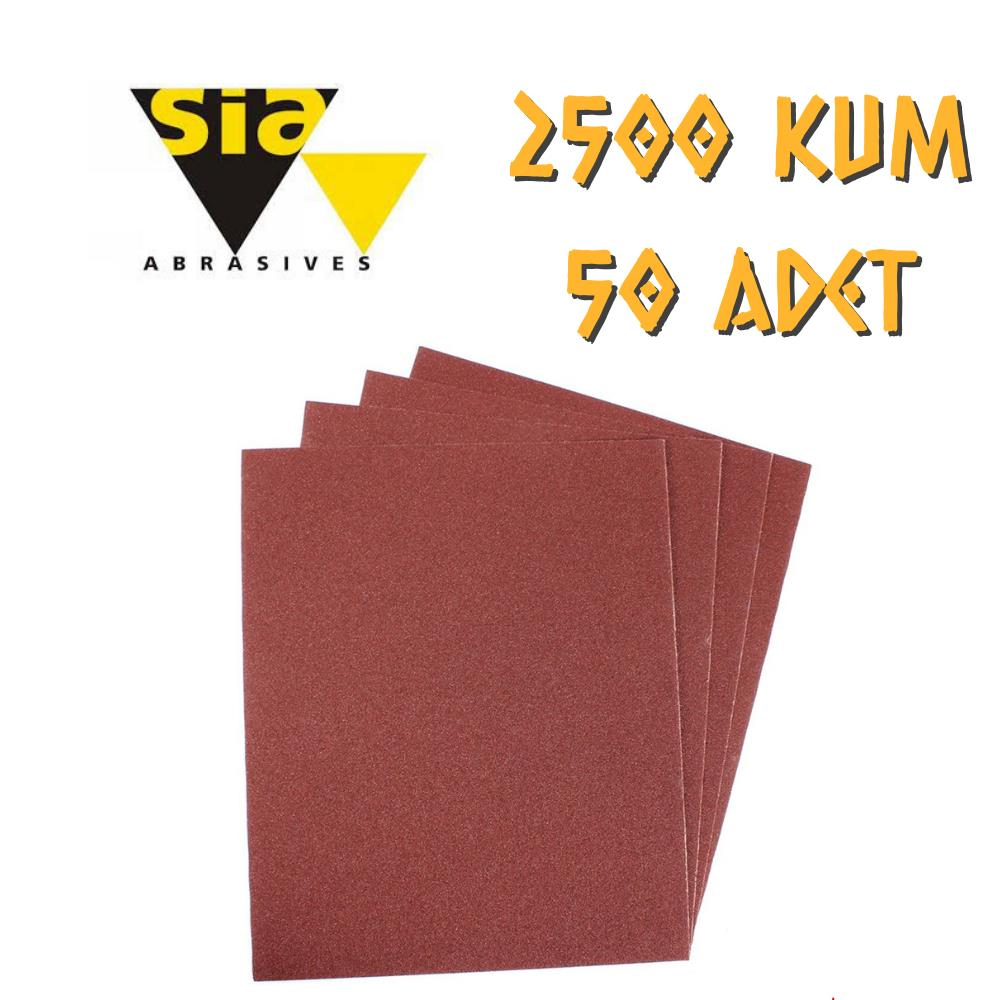 Sia 1913 Su Zımparası 2500 Kum - 50 Adet