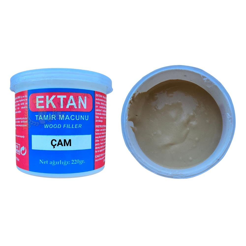 Ektan Masif ve Ahşap Tamir Macunu ÇAM 220 gr. - 1 Adet