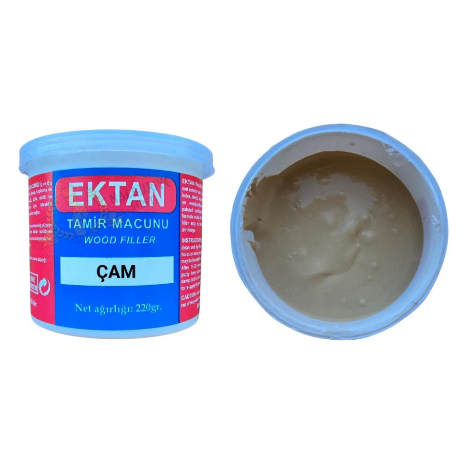 Ektan Masif ve Ahşap Tamir Macunu ÇAM 220 gr. - 1 Adet