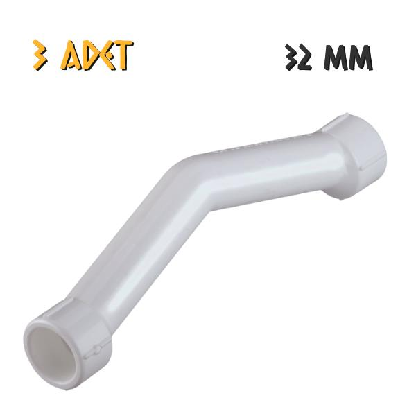 Plastherm PPRC Manşonlu Kavis 32 mm. - 3 Adet