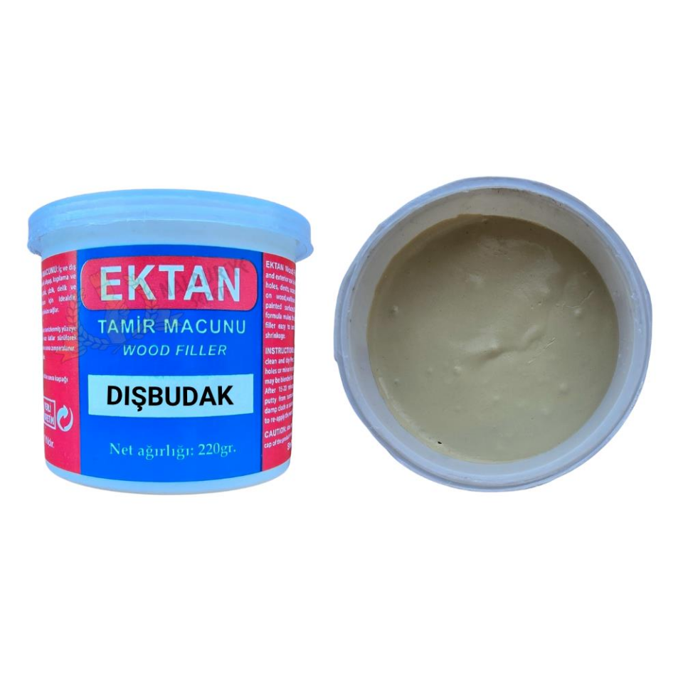 Ektan Masif ve Ahşap Tamir Macunu DIŞBUDAK 220 gr. - 1 Adet