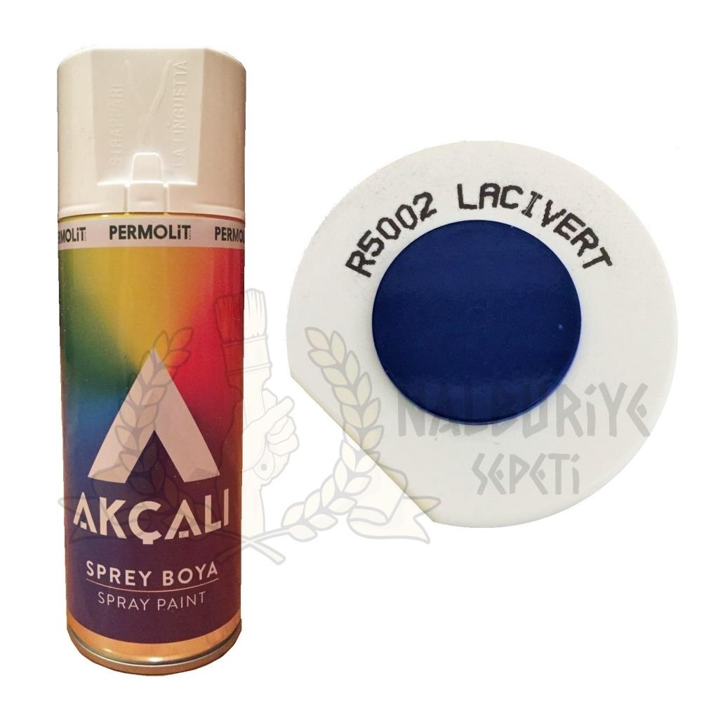 Akçalı Akrilik Sprey Boya LACİVERT 400 ml - RAL5002