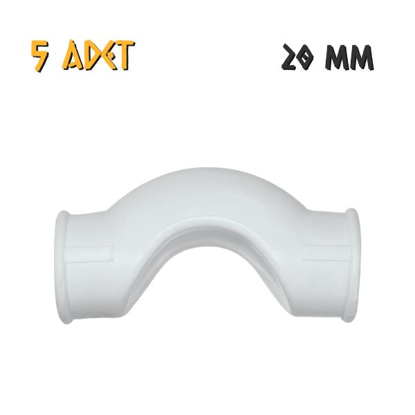 Plastherm PPRC Manşonlu Kısa Kavis 20 mm. - 5 Adet