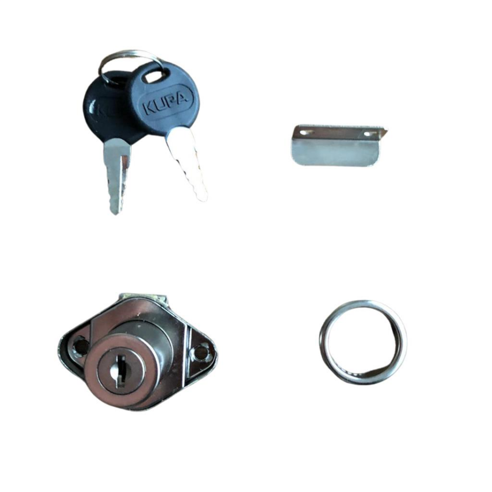 Kupa Çekmece Kilidi - Oval - 1 Adet