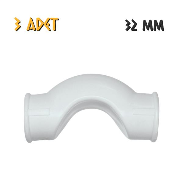 Plastherm PPRC Manşonlu Kısa Kavis 32 mm. - 3 Adet