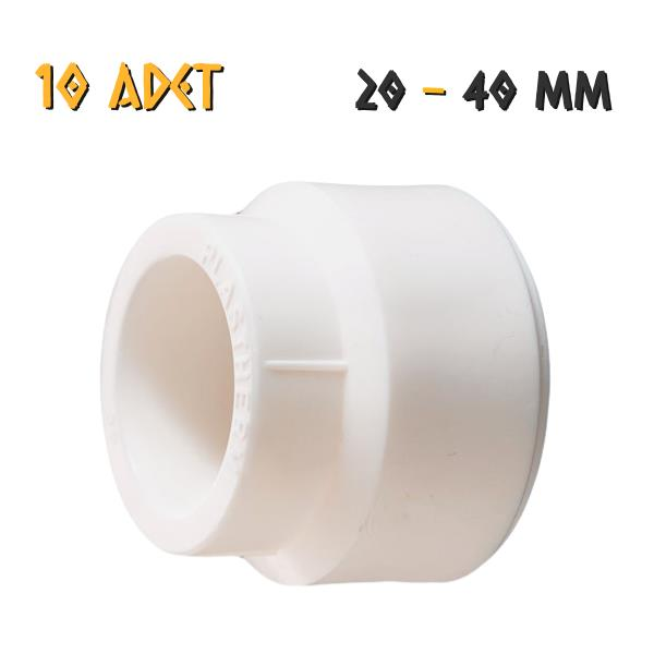 Plastherm PPRC Redüksiyon 40x20 mm. - 10 Adet