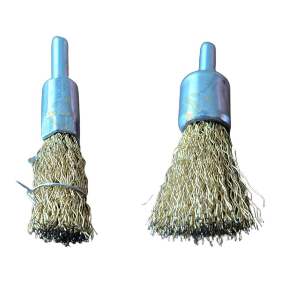 SGS Pimli Çelik Tel Fırça - Saçaklı Kalem - 19 mm. - 5 Adet