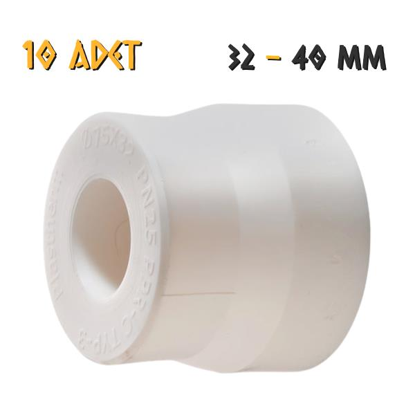 Plastherm PPRC Redüksiyon 40x32 mm. - 10 Adet