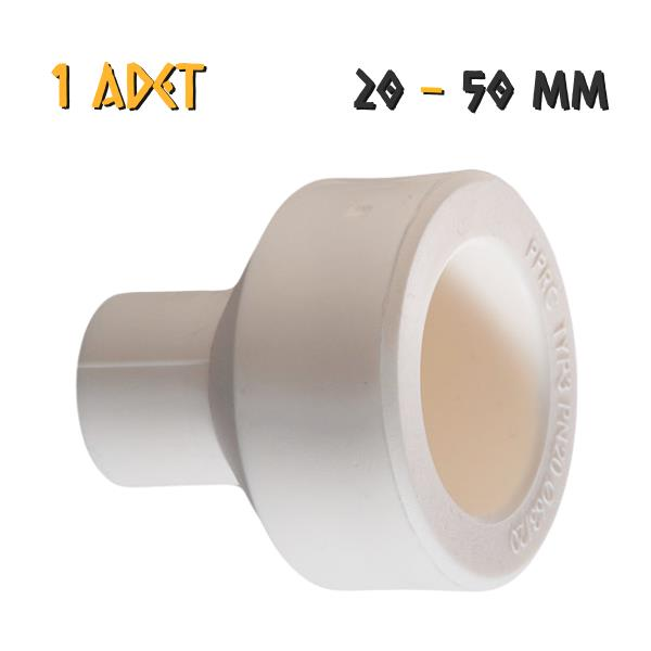 Plastherm PPRC Redüksiyon 50x20 mm. - 1 Adet