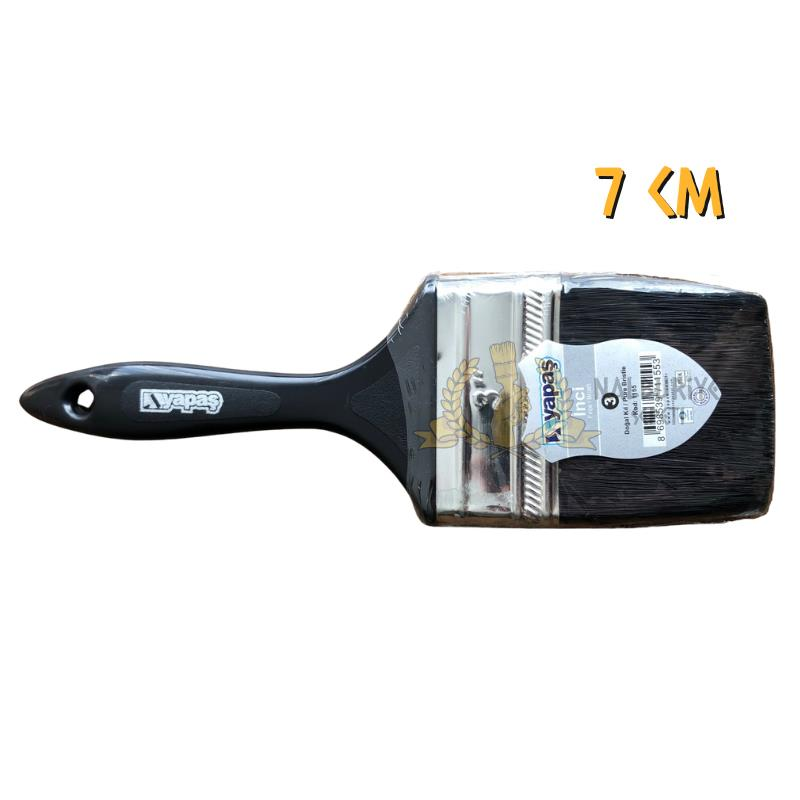 Yapaş İnci Premium Plastik Saplı Yağlı Boya Fırçası No: 3