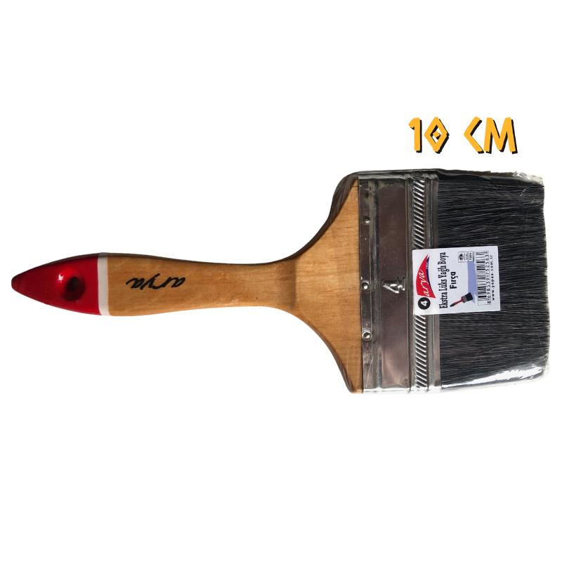 Yapaş Arya Extra Lüks Ahşap Saplı Yağlı Boya Fırçası No: 4 - 10 cm.