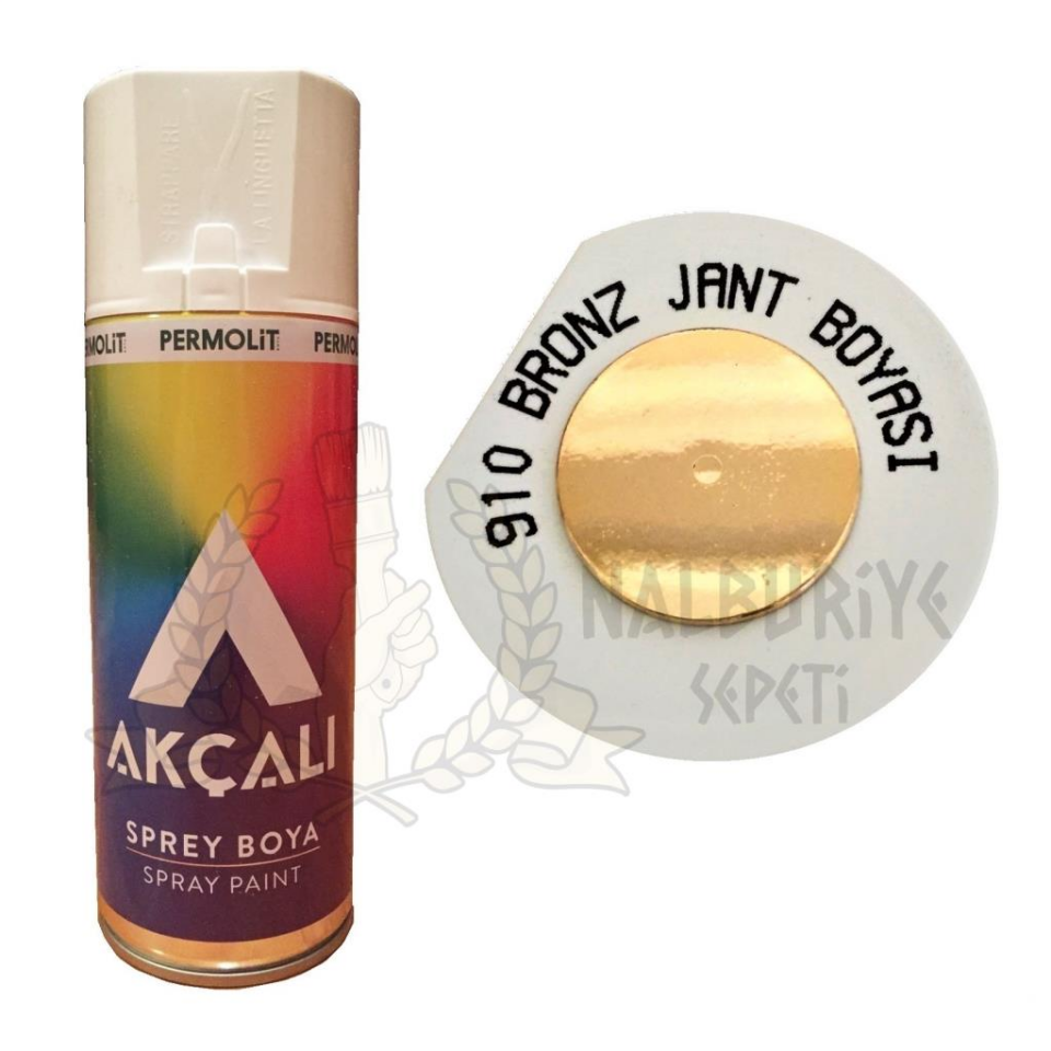 Akçalı Akrilik Sprey Boya BRONZ JANT BOYASI 400 ml - 910
