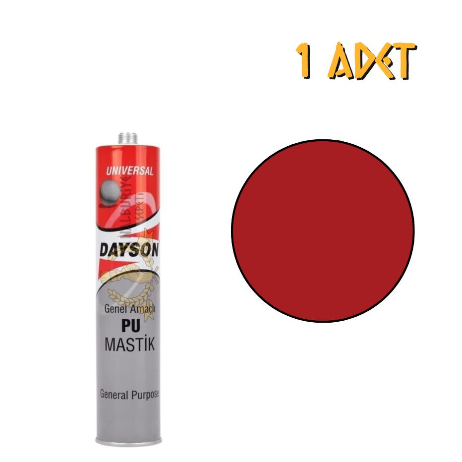 Dayson Extra Poliüretan Mastik Yapıştırıcı KIRMIZI 280 ml.