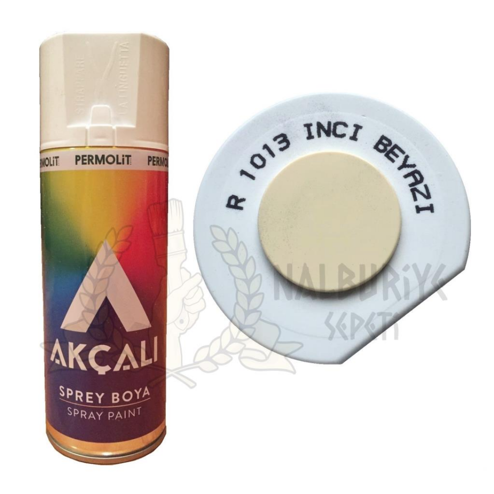 Akçalı Akrilik Sprey Boya İNCİ BEYAZ 400 ml - 1013