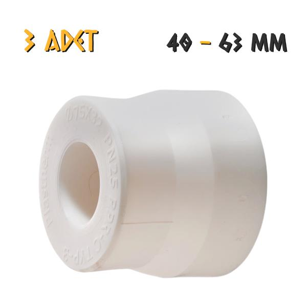 Plastherm PPRC Redüksiyon 63x40 mm. - 3 Adet