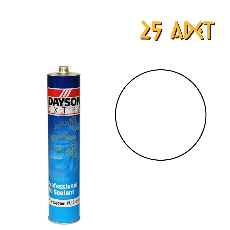 Dayson Extra Poliüretan Mastik Yapıştırıcı BEYAZ 280 ml. - 25 Adet