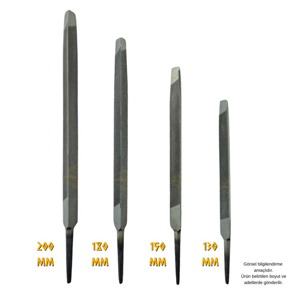 SGS Üçgen Eğe Regular Kalın Dişli 6'' - 150 mm. - 12 Adet