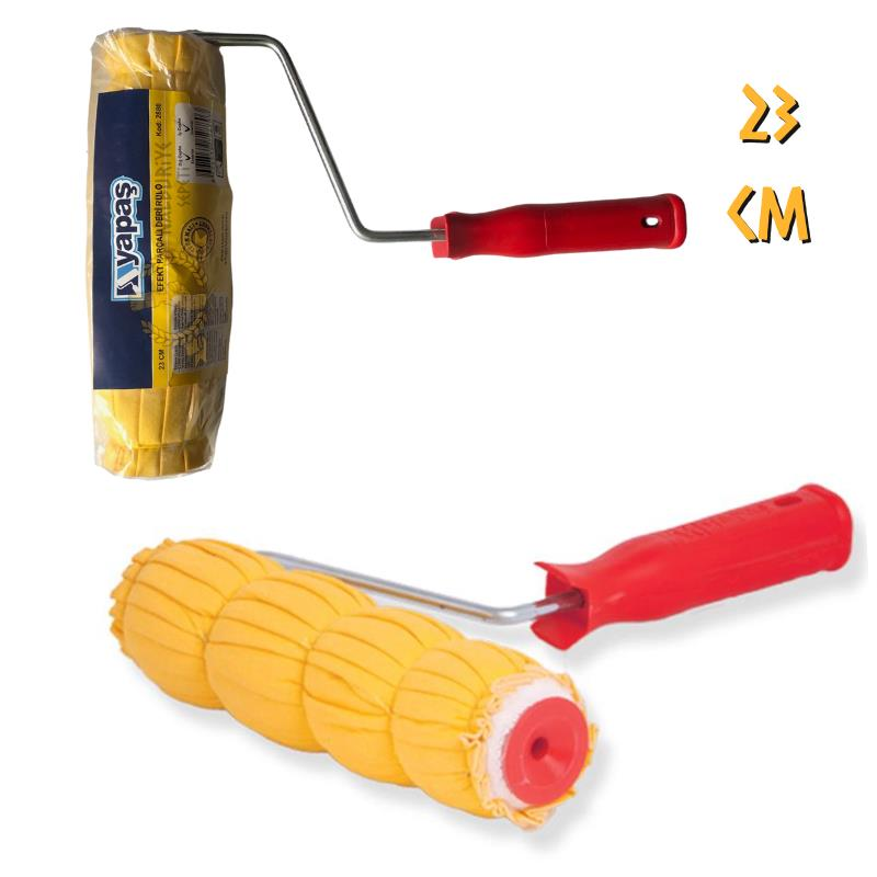 Yapaş Efekt Parçalı Deri Desen Rulo 23 cm.