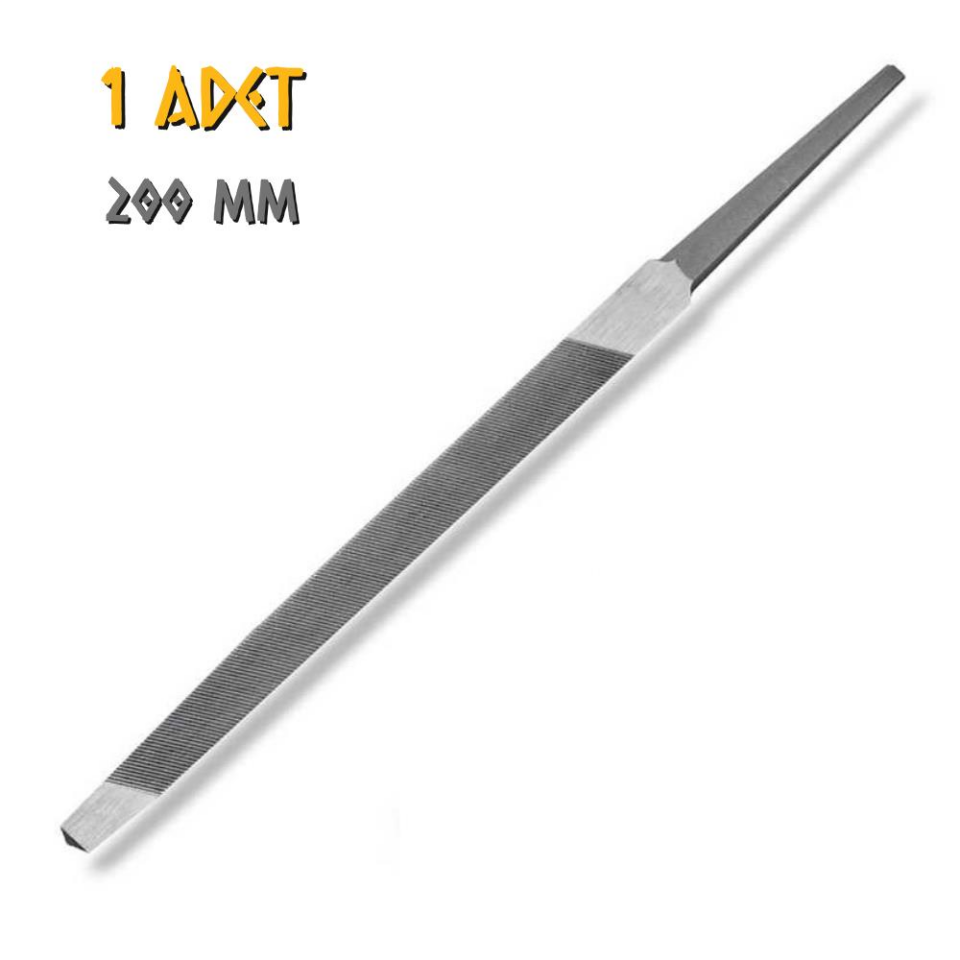 SGS Üçgen Eğe Slim İnce Dişli 8'' - 200 mm. - 1 Adet