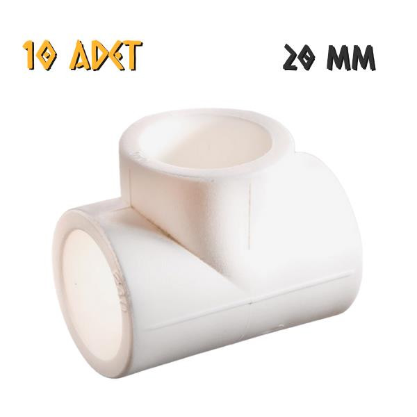 Plastherm PPRC T Parçası 1/2'' - 20 mm. - 10 Adet