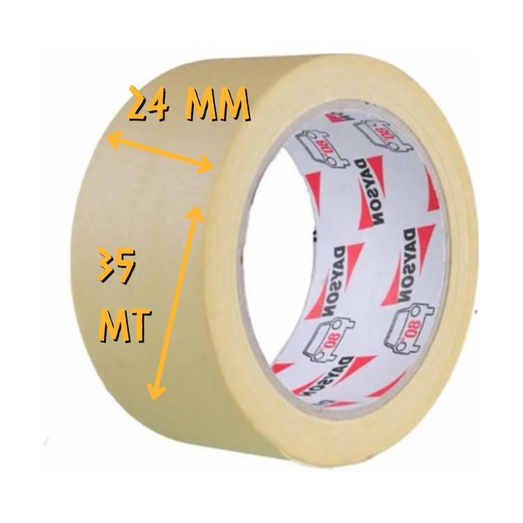 Dayson Kağıt Maskeleme Bandı Üniversal - 24 mm x 35 mt.