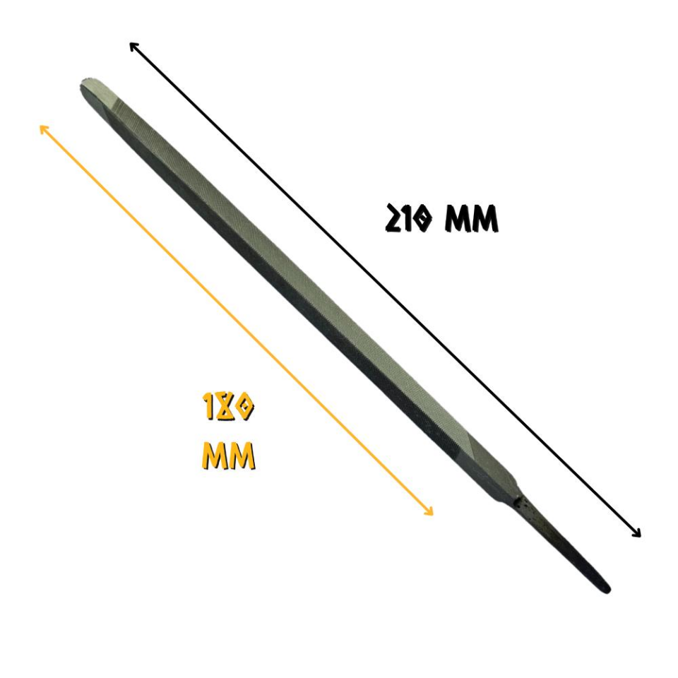 SGS Üçgen Eğe Slim İnce Dişli 7'' - 180 mm. - 12 Adet