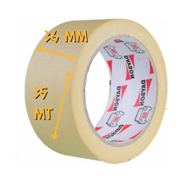 Dayson Kağıt Maskeleme Bandı Üniversal - 36 mm x 35 mt.
