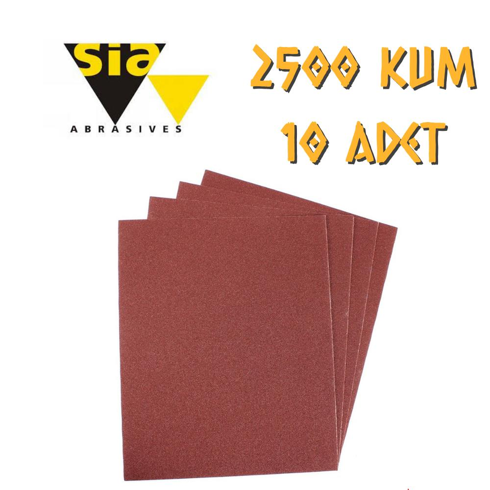 Sia 1913 Su Zımparası 2500 Kum - 10 Adet