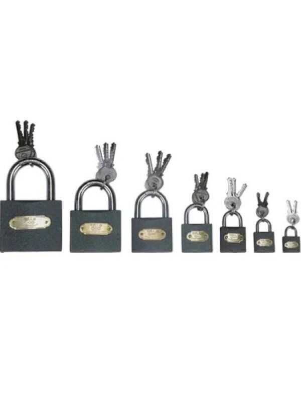 Kupa Asma Kilit Gri 32 mm. - 3 Anahtarlı