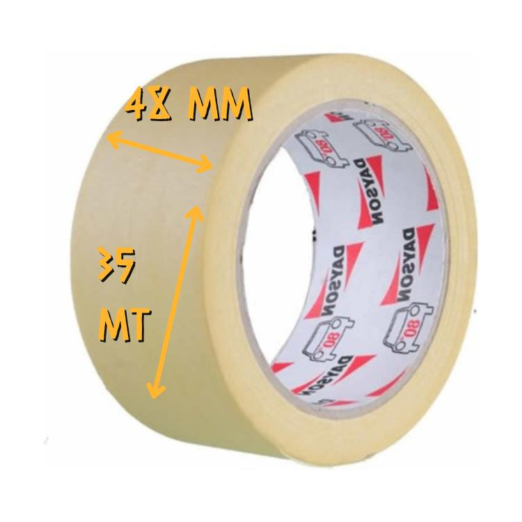 Dayson Kağıt Maskeleme Bandı Üniversal - 48 mm x 35 mt.