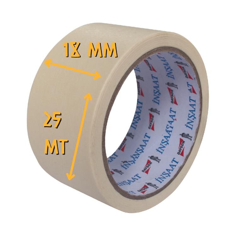 Dayson Kağıt Maskeleme Bandı Üniversal - 18 mm x 30 mt.