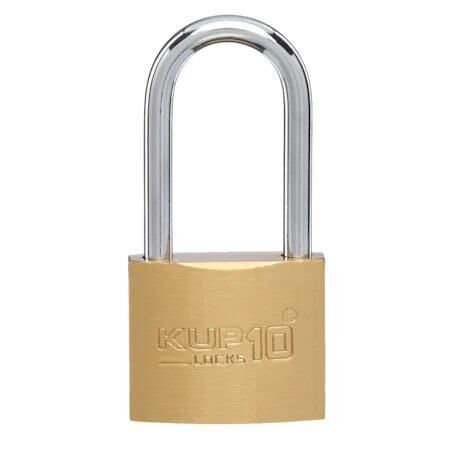 Kupa Uzun Kanca Asma Kilit Sarı 38 mm. - 3 Anahtarlı