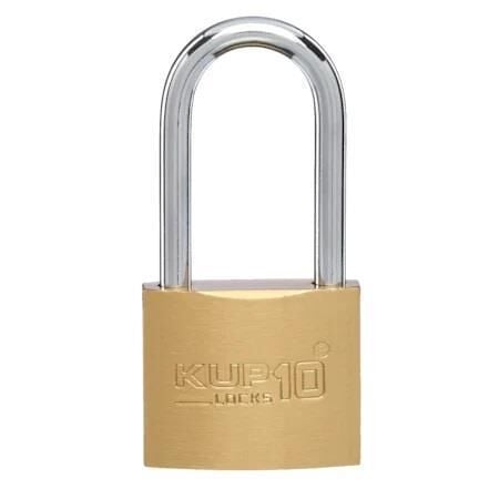 Kupa Uzun Kanca Asma Kilit Sarı 38 mm. - 3 Anahtarlı