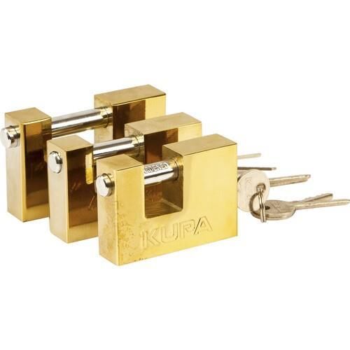 Kupa Kayar Milli Asma Kilit Sarı 80 mm.