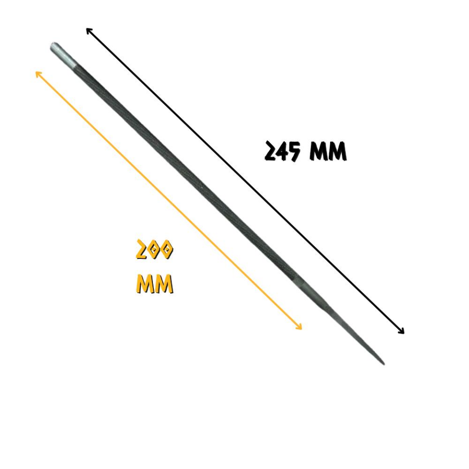 SGS Motorlu Testere Zincir Bileme Eğe Seti - 4.0-4.8-5.5 mm. - 3 Parça