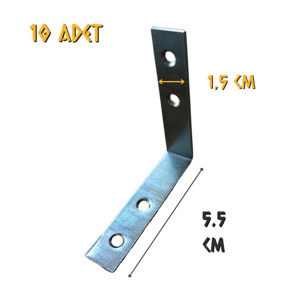 Ersa L Masa Gönye 15x55 mm. - 10 Adet